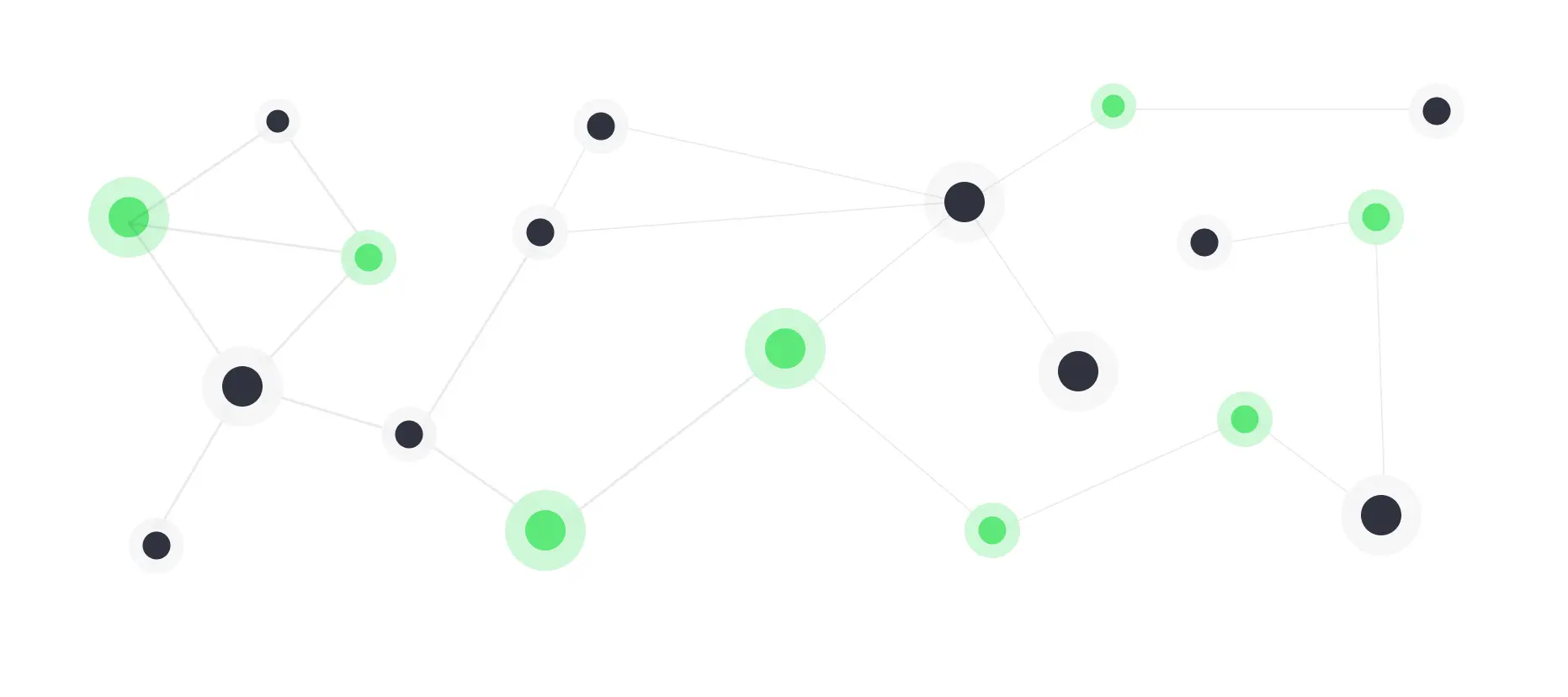 Enterprise data intelligence graph with thousands of nodes