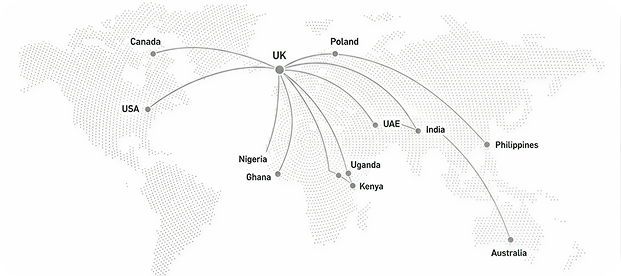 Banking partner integrations across 12 countries